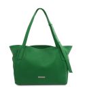 TL Bag Shopping Tasche aus Weichem Leder Grün TL142230