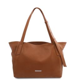 TL Bag Bolso Shopping en Piel Suave Cognac TL142230