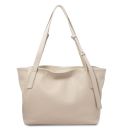TL Bag Soft Leather Shopping bag Beige TL142230