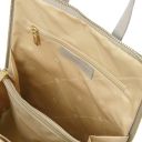 TL Bag Small Leather Backpack for Women Light grey TL142092