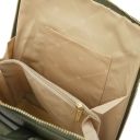 TL Bag Kleiner Damenrucksack aus Leder Tannengrün TL142092