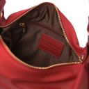 TL Bag Leather Convertible Backpack Shoulderbag Red TL141535