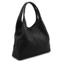 TL Keyluck Soft Leather Shoulder bag Black TL142264