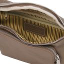 Anthony Soft Leather Fanny Pack Dark Taupe TL142155