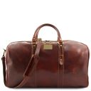 Deluxe Set de Voyage en Cuir Marron TL142266
