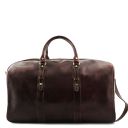 Deluxe Set de Voyage en Cuir Marron foncé TL142266