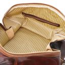 Francoforte Exclusive Leather Weekender Travel Bag - Large Size Brown TL140860