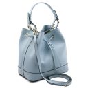 Minerva Leather Bucket bag Светло-голубой TL142145