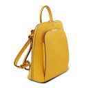TL Bag Saffiano Leather Backpack for Women Yellow TL141631