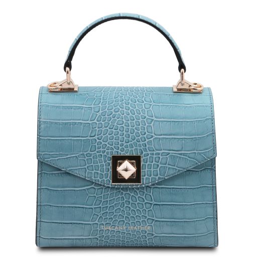 Crocodile shop print handbags