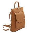 TL Bag Small Leather Backpack for Women Коньяк TL142092