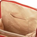 TL Bag Kleiner Damenrucksack aus Leder Koralle TL142092