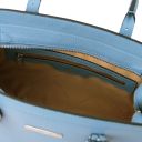 TL Bag Leather Handbag Azure TL142147