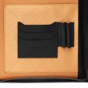 Luigi XIV Leather Document Case With zip Closure Black TL141287