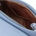TL Bag Handtasche aus Leder Himmelblau TL142156