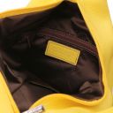 Shanghai Rucksack Tropfendesign aus Leder Gelb TL141881