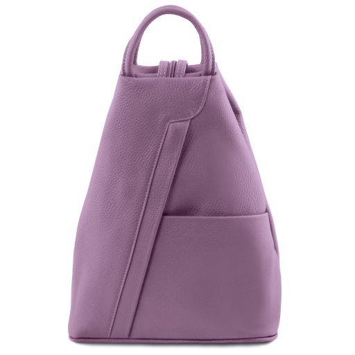 Shanghai Leather Backpack Lilac TL141881