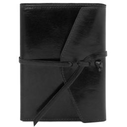 Journal / Carnet en Cuir Noir TL142027