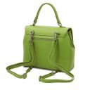 Silene Borsa a Mano in Pelle Convertibile a Zaino Verde TL142152