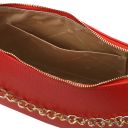 Laura Schultertasche aus Leder Koralle TL142227