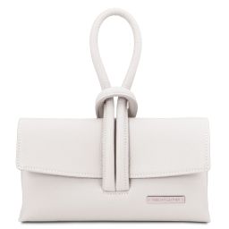 TL Bag Leather Clutch White TL141990