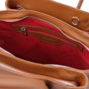 Tulipan Leather Handbag Коньяк TL141727