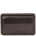 Denis Exclusive Leather Handy Wrist bag for men Dark Brown TL141445