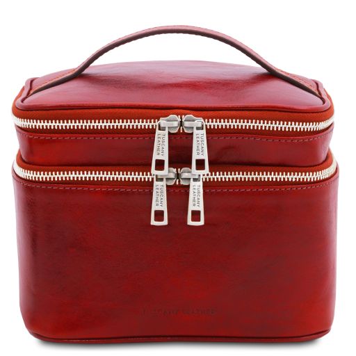 Eliot Leather Toiletry bag Red TL142045
