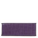 Afrodite Sac à Main en Cuir Effet Croco Violet TL142300