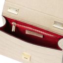 Afrodite Borsa a Mano in Pelle Stampa Cocco Beige TL142300