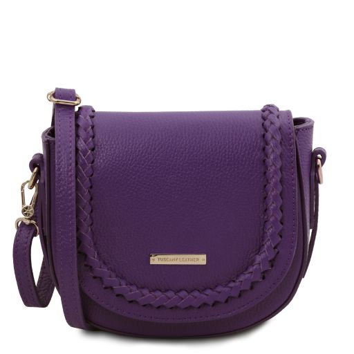TL Bag Leather shoulder bag - Purple