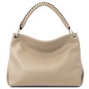 TL Bag Borsa a Spalla in Pelle Morbida Talpa chiaro TL142087