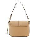 Nausica Schultertasche aus Leder Champagne TL141598