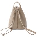 Shanghai Soft Leather Backpack Светлый серо-коричневый TL141881