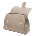 TL Bag Leather Handbag Light Taupe TL142156