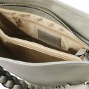 TL Bag Soft Leather Shoulder bag Light grey TL142292