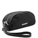 TL Bag Soft Leather Toiletry Case Black TL142314