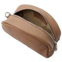 TL Bag Neceser en Piel Suave Marrón topo TL142314
