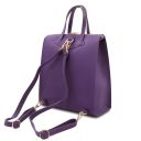TL Bag Leather Backpack for Women Purple TL142211