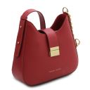 Calipso Borsa al Hombro en Piel Rojo TL142254