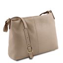 TL Bag Sac Bandoulière en Cuir Souple Taupe clair TL141720