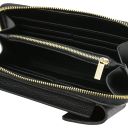 TL Bag Leather Wallet With Strap Black TL142323