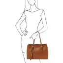 TL Bag Leather Shoulder bag Cognac TL142037