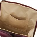 TL Bag Kleiner Damenrucksack aus Leder Bordeaux TL142092
