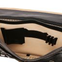 Siena Кожаная сумка-мессенджер на 2 отделения Черный TL142243