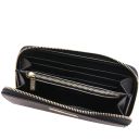 Eris Exclusive zip Around Leather Wallet Black TL142318