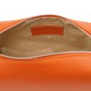 TL Bag Soft Leather Toilet bag Orange TL142324