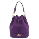 TL Bag Bolso Cubo Secchiello en Piel Violeta TL142146