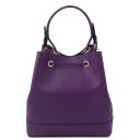 Minerva Borsa Secchiello in Pelle Viola TL142145