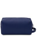 TL Bag Beauty Case in Pelle Morbida Blu scuro TL142324